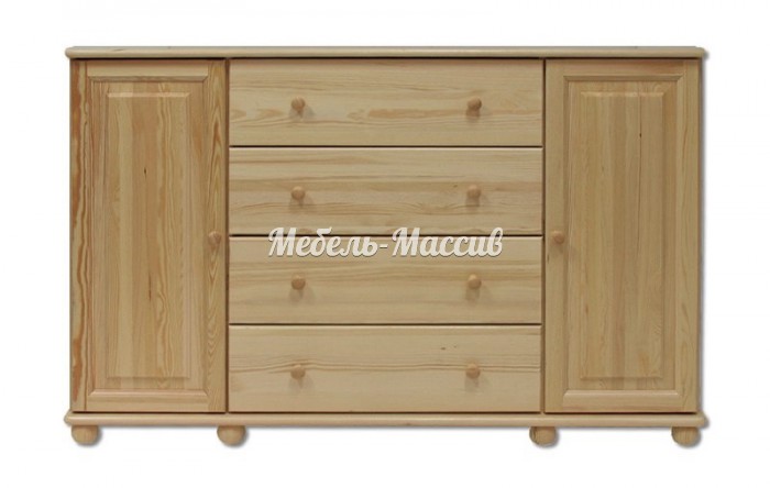 Комод КД - 123 из массива дерева Ш-160см,В-100см,Г-45см