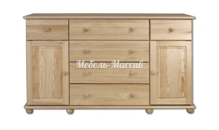 Комод КД - 124 из массива дерева Ш-160см,В-100см,Г-45см