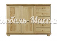 Комод КД - 144 из массива дерева Ш-120см,В-90см,Г-45см