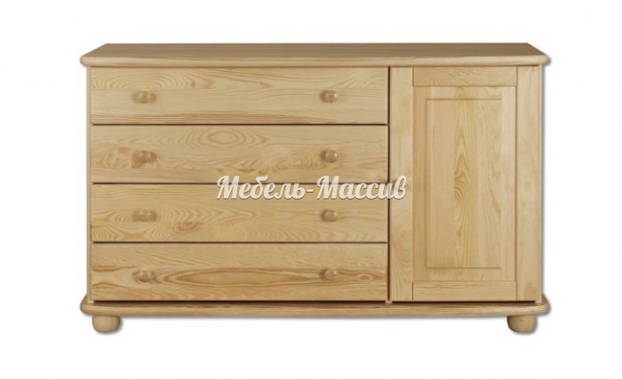 Комод КД - 148 из массива дерева Ш-120см,В-80см,Г-45см