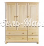 Комод КД - 166 из массива дерева Ш-120см,В-160см,Г-45см