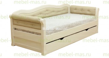 Кровать - Диван Альфа из массива дерева