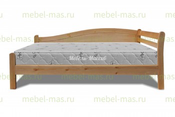Кровать Вероника из массива дерева