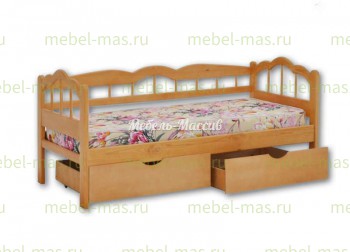 Кровать Эстель из массива дерева