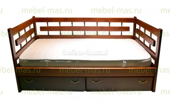 Кровать Сакура 3 спинки из массива дерева