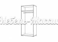 Шкаф Веста №2 из массива Ш-90см,В-210см,Г-60см
