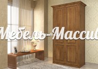 Шкаф Лирона 2х створчатый модель№3 из массива Ш-120см,В-230см,Г-60см