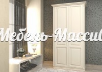 Шкаф Лирона 2х створчатый модель№4 из массива Ш-120см,В-230см,Г-60см