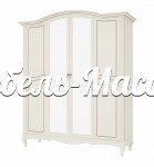 Шкаф Авиньон четырехстворчатый с зеркалом Ш-180см,В-230см,Г-63см