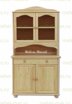 Буфет Витязь модель№1 из массива Ш-90см,В-190см,Г-50см