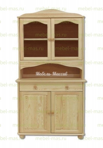 Буфет Витязь модель№1 из массива Ш-90см,В-190см,Г-50см