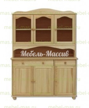 Буфет Витязь модель№3 из массива Ш-150см,В-190см,Г-50см