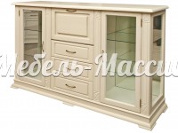 Шкаф Сервант Верди 315.1 из массива Ш-150см,В-120см,Г-45см