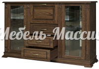 Шкаф Сервант Верди 315.2 из массива Ш-150см,В-120см,Г-45см