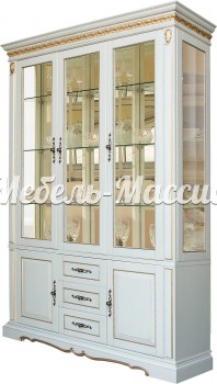 Шкаф Сервант Милано 370 из массива Ш-160см,В-220см,Г-45см