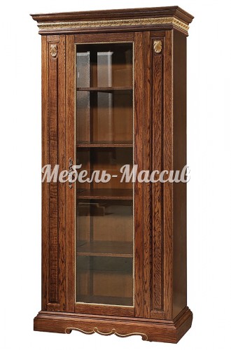 Книжный шкаф Милано 001 из массива Ш-95см, В-200см,Г-45см