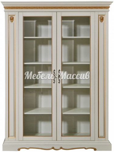 Книжный шкаф Милано 002 из массива Ш-140см,В-200см,Г-45см