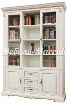Книжный шкаф Милано 410 из массива Ш-160см,В-220см,Г-45см