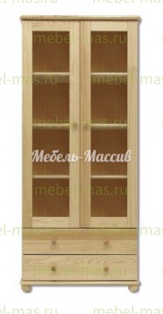 Книжный шкаф Витязь модель№1 из массива Ш-80см,В-190см,Г-30см