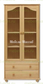 Книжный шкаф Витязь модель№2 из массива Ш-80см,В-190см,Г-35см