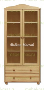 Книжный шкаф Витязь модель№3 из массива Ш-80см,В-190+10см,Г-35см
