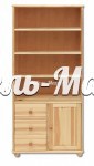 Книжный шкаф Витязь модель№6 из массива Ш-80см,В-190см,Г-40см
