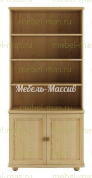 Книжный шкаф Витязь модель№7 из массива Ш-80см,В-190см,Г-30/40см