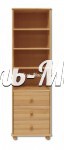 Книжный шкаф Витязь модель№9 из массива Ш-60см,В-190см,Г-40см