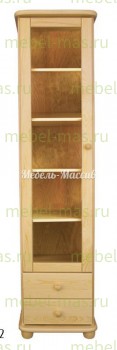 Книжный шкаф Витязь модель№12 из массива Ш-30см,В-190см,Г-30см