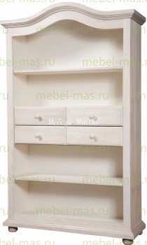 Книжный шкаф Лотос из массива Ш-100см,В-200см,Г-40см
