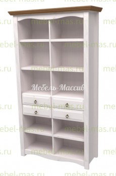 Книжный шкаф Милан модель№2 из массива Ш-100см,В-200см,Г-40см