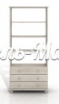 Стеллаж Витязь модель№3 из массива Ш-80см,В-190см,Г-40см