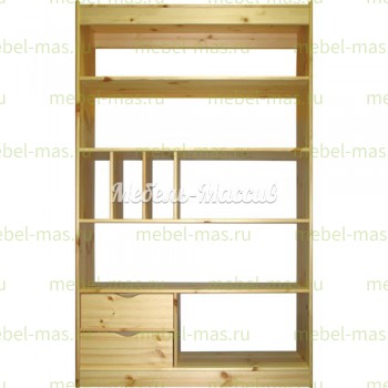 Стеллаж Витязь модель№5 из массива Ш-100см,В-190см,Г-30см