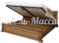 Кровать - тахта Верди Люкс из массива дерева