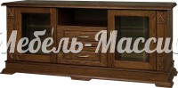 ТВ тумба Верди - 316. 120ширина (со стеклами) из массива Ш-120см, В-60см,Г-45см