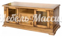 ТВ тумба Верди - 316. 120ширина (со стеклами) из массива Ш-120см, В-60см,Г-45см