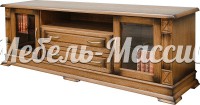 ТВ тумба Верди - 319. 180ширина (со стеклами) из массива Ш-180см, В-60см,Г-45см