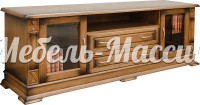 ТВ тумба Верди - 319. 180ширина (со стеклами) из массива Ш-180см, В-60см,Г-45см