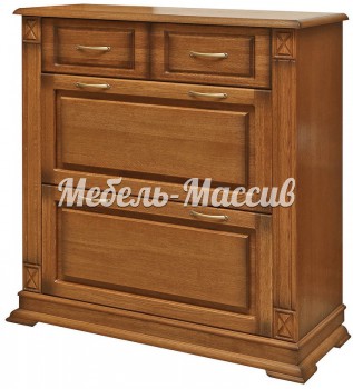 Обувница Верди - 405 из массива дерева Ш-115см,В-120см,Г-50см