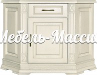 Тумба Верди угловая - 206 из массива дерева Ш-80*80см,В-80см,Г-45см