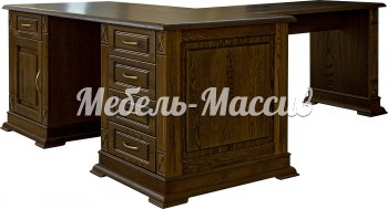 Письменный стол Верди - 203 из массива дерева Ш-180см, В-75см,Г-60см