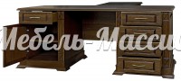 Письменный стол Верди - 203 из массива дерева Ш-180см, В-75см,Г-60см