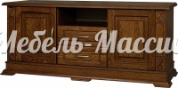 ТВ тумба Верди - 316. 120ширина (филенка) из массива Ш-120см, В-60см,Г-45см