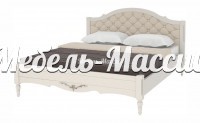 Кровать Амелия модель №3 с резьбой 