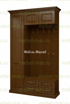 Прихожая Фореста модель№4 из массива Ш-150см,В-240см,Г-50см