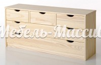 Комод КД - 206 из массива Ш-120см,В-70см,Г-45см