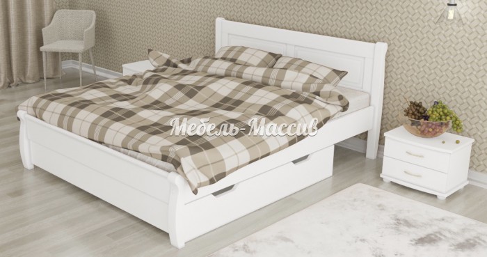 Кровать Амина из массива дерева