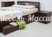Кровать Бейли из массива дерева