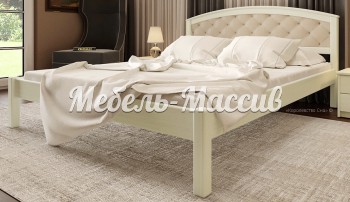 Кровать Бона из массива дерева