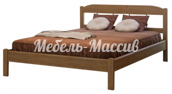 Кровать Дачная модель №2 из массива дерева